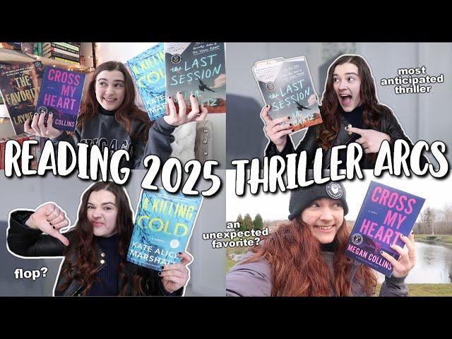 Reading 2025 Thriller ARC's  and my most anticipated romance book ️ [reading vlog]