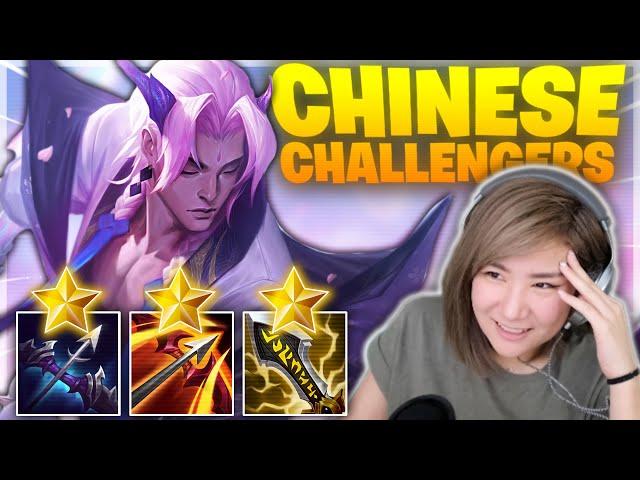 6 Challenger Chinese Meta Comp! Insane Items Yone 3 Carry (TFT Ranked Set 6) | Becca