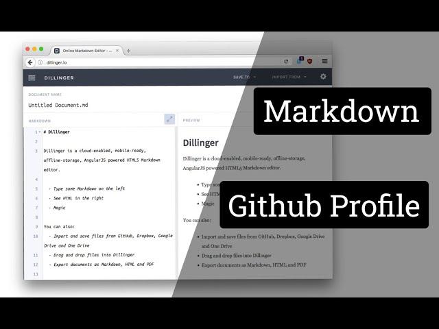 Markdown Kursu | Markdown ile  Github Profili Oluşturalım