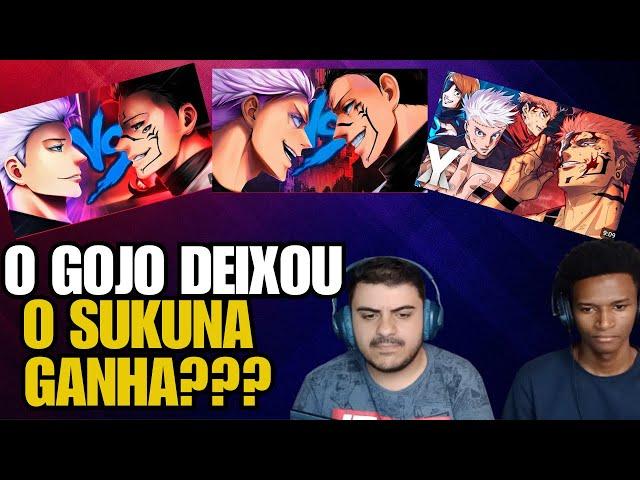 3 em 1 - Gojo vs Sukuna PT 1 e PT 2 | Sukuna VS Feitiçeiros  - Ciclo Amaldiçoados - Yondax (React)