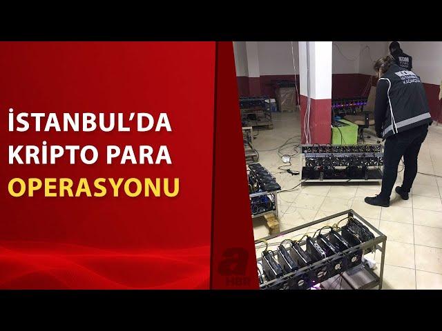 İstanbul'daki kripto para operasyonunda 157 cihaz ele geçirildi | A Haber