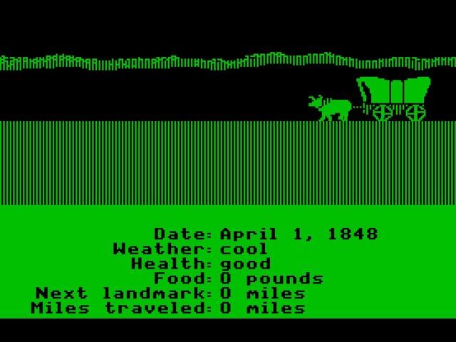 Coding Train Live:  Riding the Oregon Trail 1