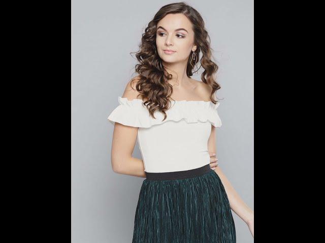 Trendy crop tops and off shoulder for girls  | latest design of crop tops and off shoulder 