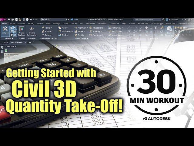 Getting Started with Civil 3D Quantity Take-Off (QTO)