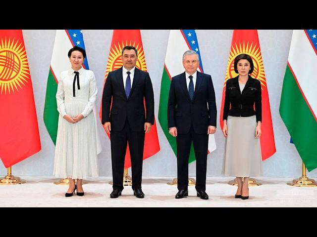 Қирғиз Республикаси Президенти Садир Жапаровни тантанали кутиб олиш маросими бўлди