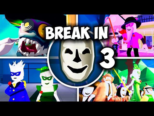 BREAK IN 3 (Full Walkthrough + Ending) | Fanmade Gameplay | Roblox Story