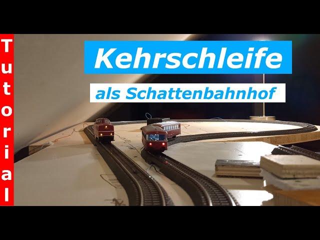 Schattenbahnhof automatisch steuern! der M84 und die Kehrschleife!