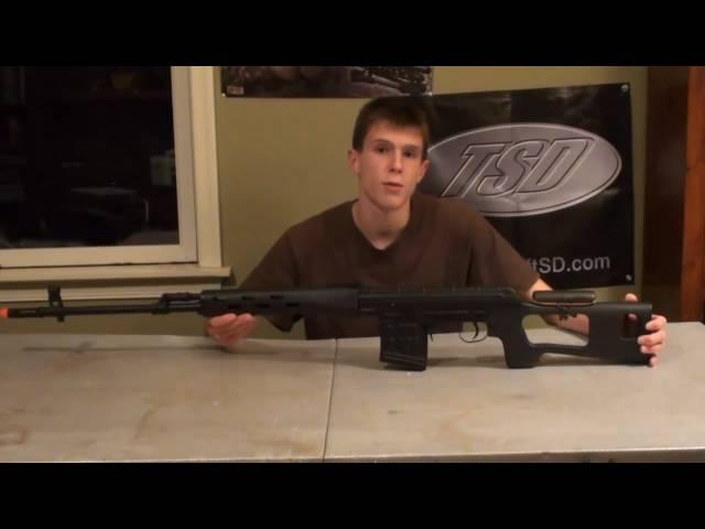 A&K SVD Dragunov Airsoft Sniper Review