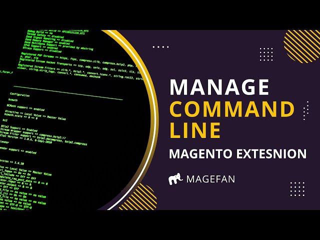 How to Configure Magento 2 Command Line Interface Extension?