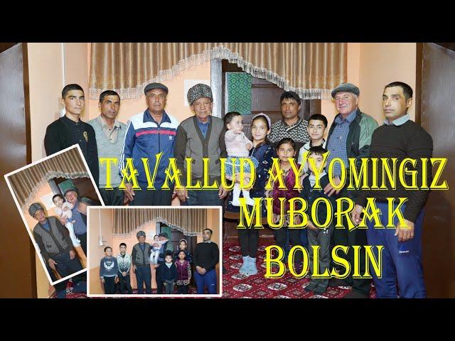 Tavallud ayyomingiz muborak boʻlsin ugillari nomidan tabriklar