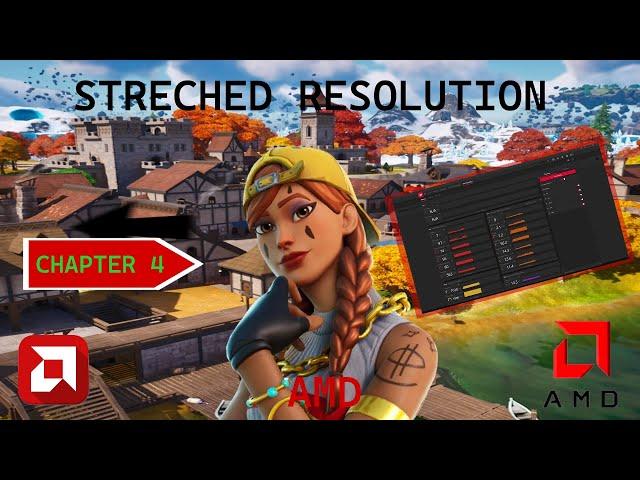 How To Setup Stretched Resolution In FORTNITE CHAPTER 5 (AMD) 2023/2024