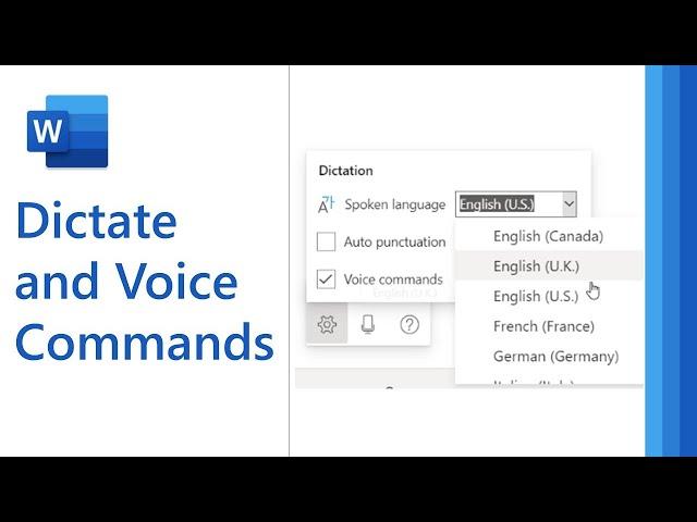 How to use Dictation and voice commands in Microsoft Word  (2021)