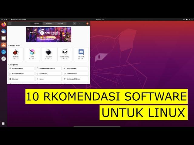 10 rekomendasi software yang harus diinsall di linux