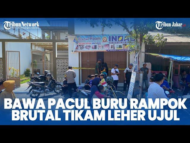 CERITA WARGA Ungkap Detik-detik Perampokan Brutal di Indramayu Pelaku Masuk ke Agen Bank Tikam Leher