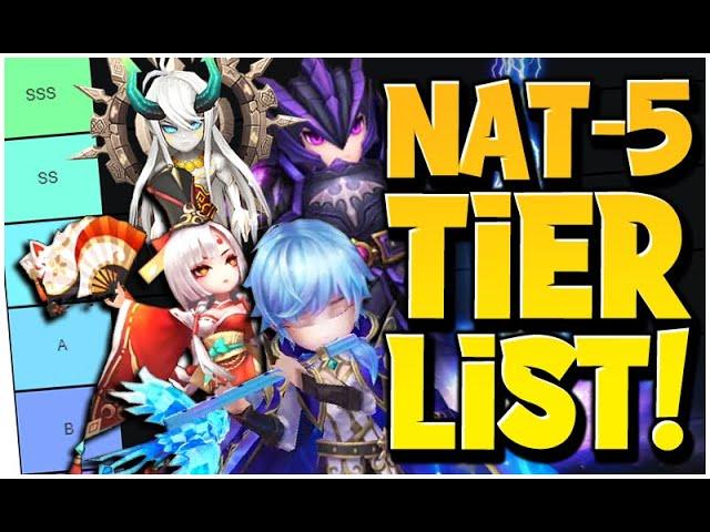 FULL NAT-5 TIER LIST - 2023 (Summoners War)