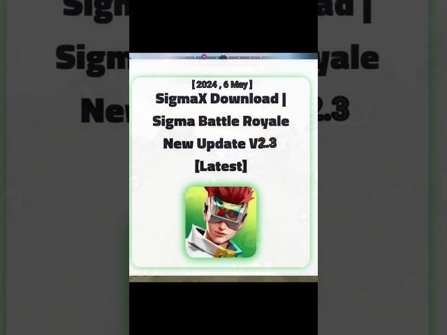 HOW TO DOWNLOAD SIGMAX BETA VERSION  | SIGMAX NEW UPDATE | SIGMAX | SIGMA GAME DOWNLOAD LINK BETA 