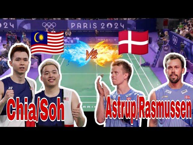 WOWChia/soh VS Astrup/Rasmussen MATCH2024THROWBACK‼️Dapatkah Mereka Meraih Pingat Malam ini?‼️