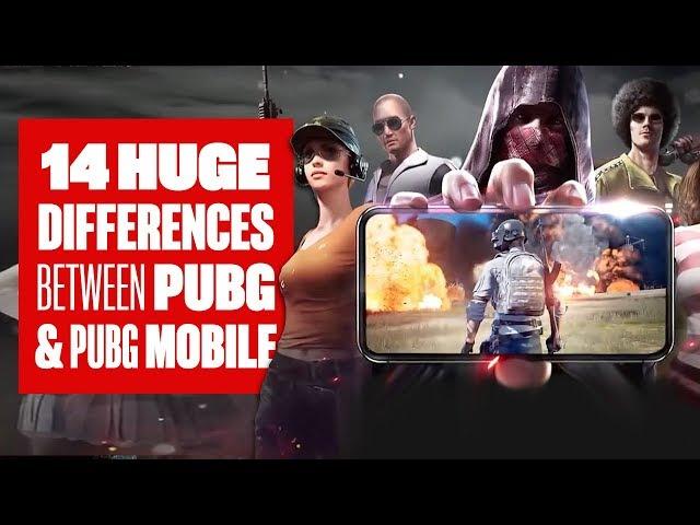 14 Big Differences Between PUBG Mobile and PUBG PC