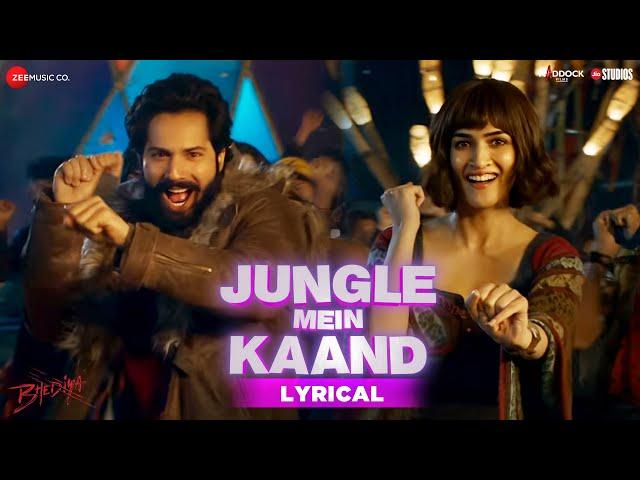 Jungle Mein Kaand | Bhediya | Varun Dhawan, Kriti Sanon | Sachin-Jigar,Vishal D,Sukhwinder | Lyrical