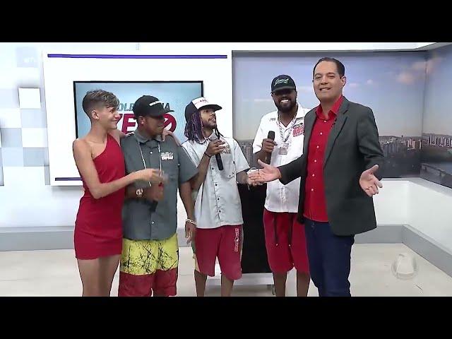 Grupo participa do programa após viralizar nas redes sociais com Cláudio Luis - Tolerância Zero