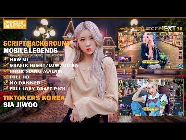 Background Mobile Legends Tiktoker Korea Sia Jiwoo New UI