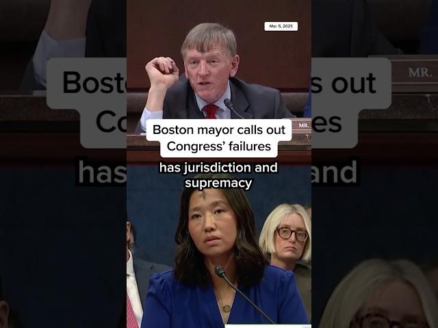 Boston mayor calls out Congress’ failures