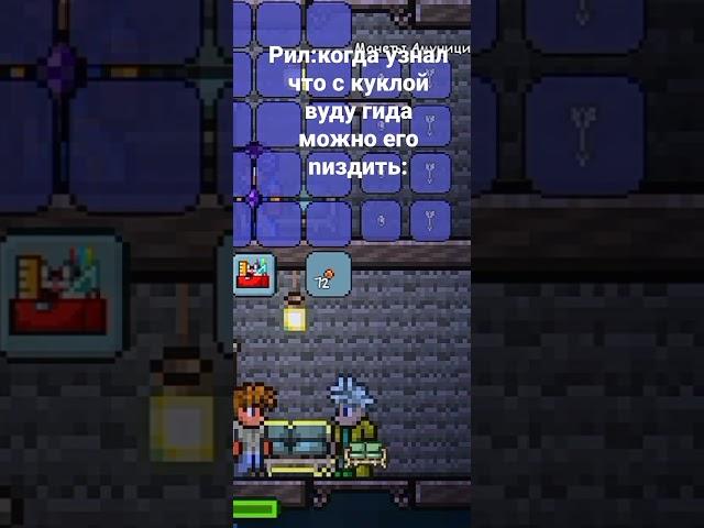 кукла вуду гида #meme #terraria #terrariameme #terrariaguide #terrariaguidedoll