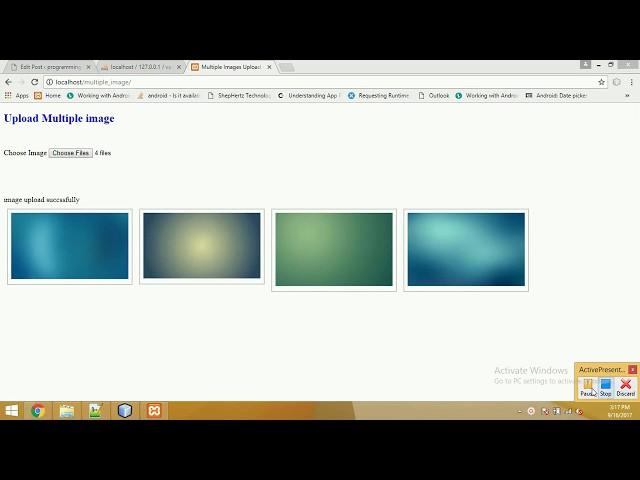 Upload multiple image Using PHP,Ajax,jQuery