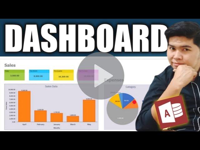 How to create DASHBOARD in Ms Access