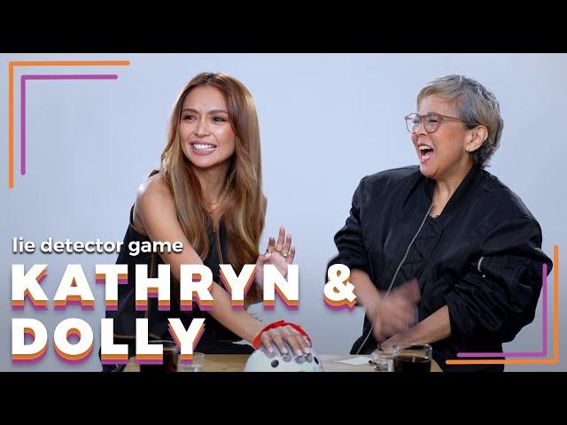 Kathryn Bernardo and Dolly De Leon Play a Lie Detector Drinking Game | Filipino | Rec•Create