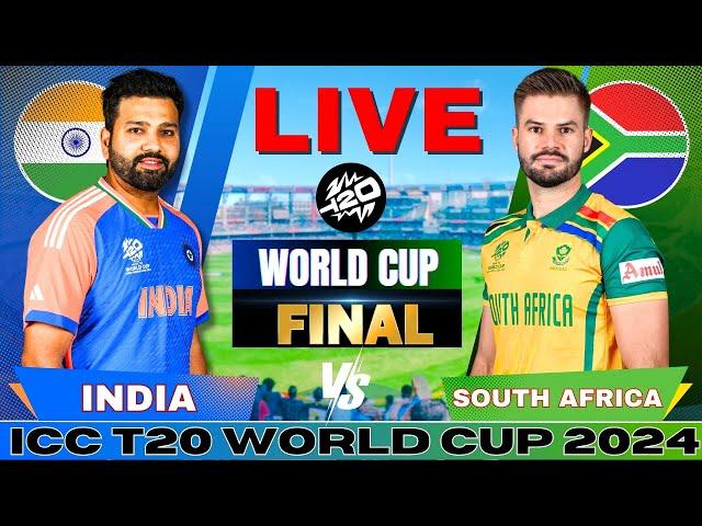  Live: India vs South Africa T20 World Cup Final, Live Match Score | IND vs SA Live match Today