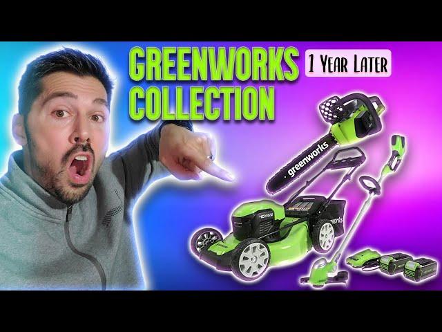 40v cordless self propelled Lawn mower, Greenworks collection