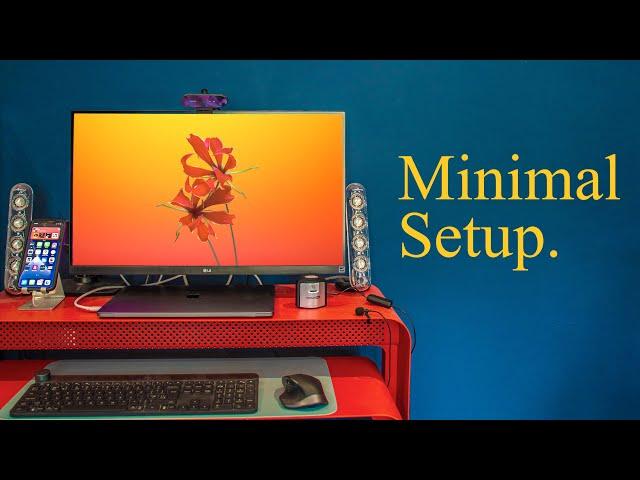 2 Computers 1 Monitor Desk Setup Tour 2020 - MacBook Pro & PC