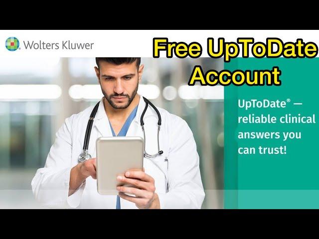 How to get an UpToDate account for free