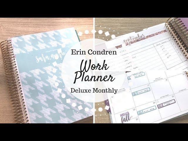 Work Planner | Erin Condren Deluxe Monthly | Set Up & How It's Been Working |