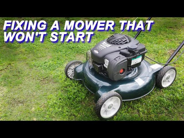 Fixing A Bolens Mower That Won't Start