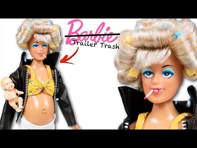 Barbie is not the same… Trailer Trash pregnant doll: review and unboxing