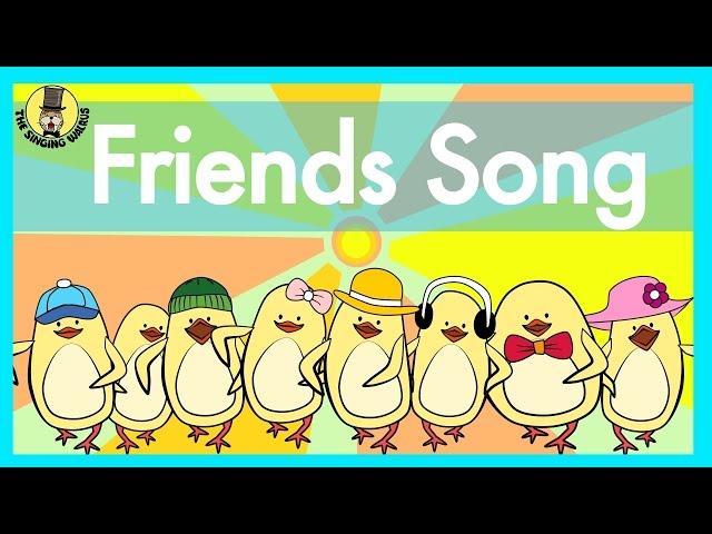 Friends Song | Verbs Song for Kids | The Singing Walrus