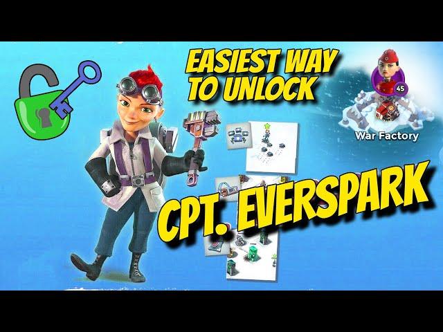 Easy Way to Unlock Boom Beach Everspark and Beat War Factory 45