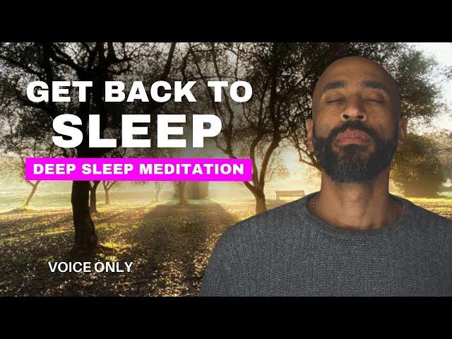 Meditation to get back to sleep when you've woken up | Insomnia Meditation