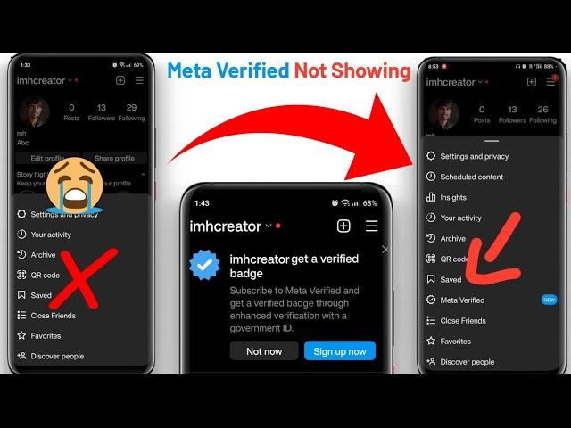 How to Fix Instagram meta verified option not showing 2024| meta verified Instagram not showing 2024