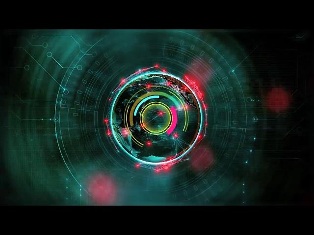 Technology Background Template 1080|Copyright free |Intro template Full HD with sound|Free video