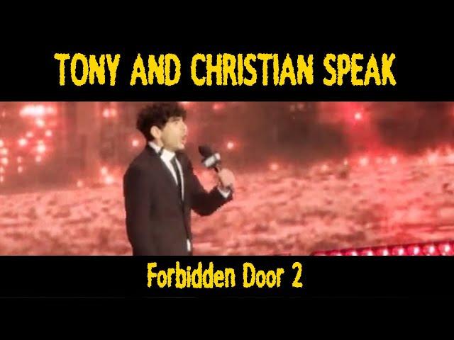 Forbidden Door 2: Tony Khan and Christian address the Toronto crowd before zero hour