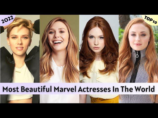 Top 10 Most Beautiful Marvel Actresses In The World 2022 (UpDated) || EXplorers