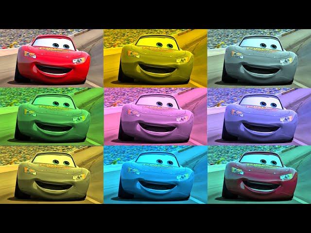 Cars 3 Lightning McQueen Color Mega Batlle Coffin Dance EXE Astronomia Song COVER FULL HD 4K Video