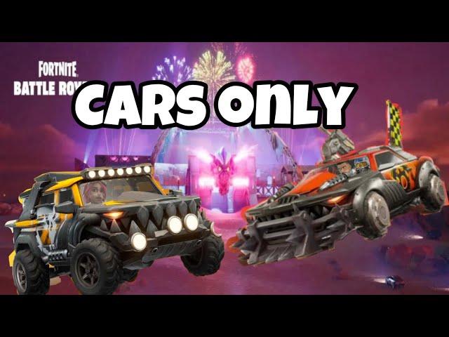 Cars only challenge with Aiden and Jack