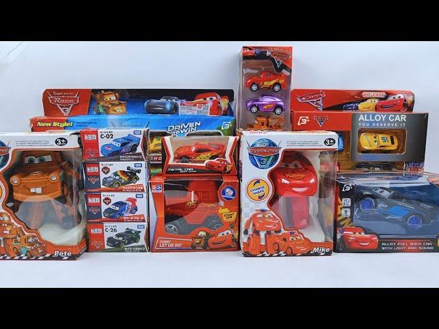 Looking For Disney Pixar Cars: Lightning McQueen, Jackson Storm, Chick Hicks, Sally, Dinoco King