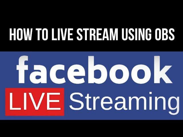 How To Live Stream On Facebook Using OBS In 2023 - Stream Key & Server URL Setup Tutorial Video