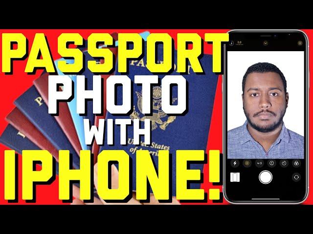 How To Take Passport Photo With iPhone