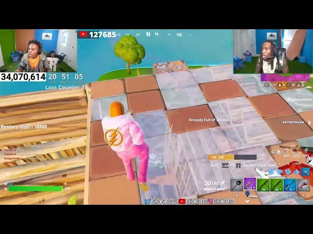 PLAYING FORTNITE UNTIL WE WIN pt 2️ ft. Kai Cenat (RANKED)